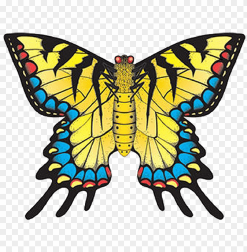 swallowtail butterfly kite - windnsun swallowtail butterfly nylon kite-80cm wide, kite