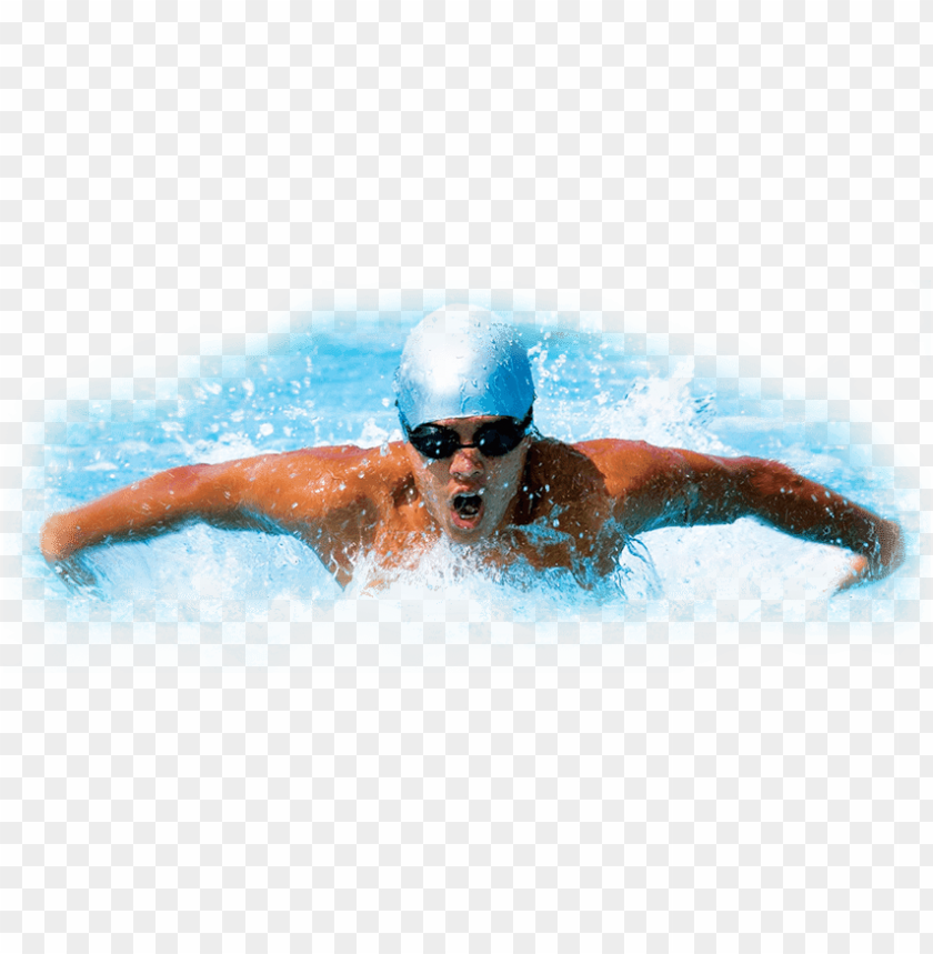 Transparent background PNG image of swimmer - Image ID 70269