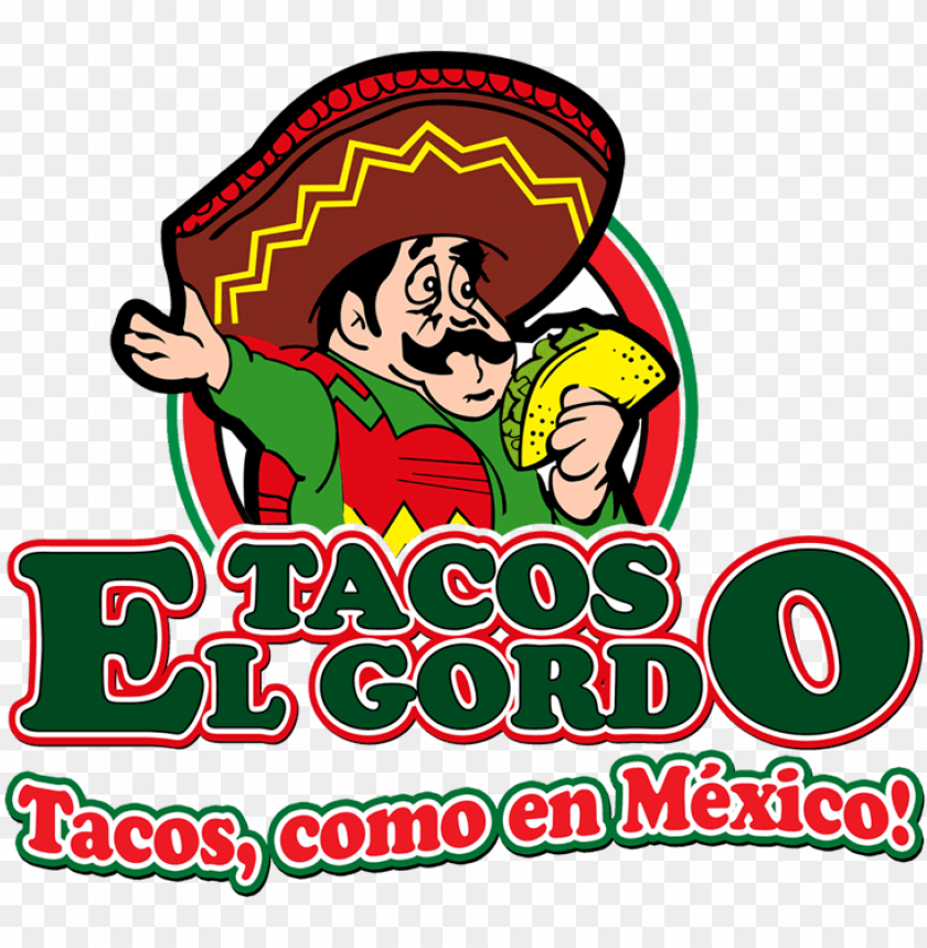 tacos el gordo logo PNG transparent with Clear Background ID 395594