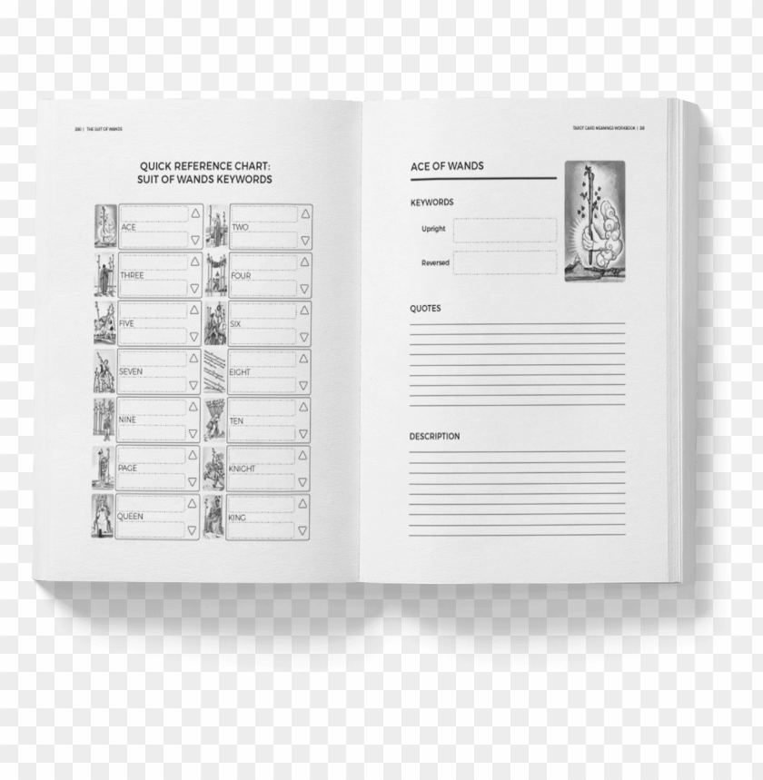free PNG tarot card meanings workbook biddy - tarot card meanings workbook PNG image with transparent background PNG images transparent