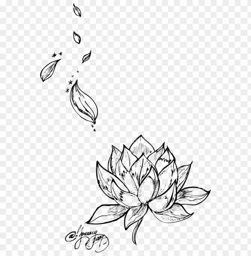 Buy Small Lotus Temporary Tattoo  Little Dots Tattoo  Small Online in  India  Etsy