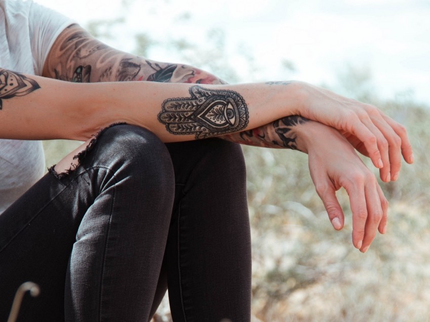 tattoos, hands, legs, clothes, style