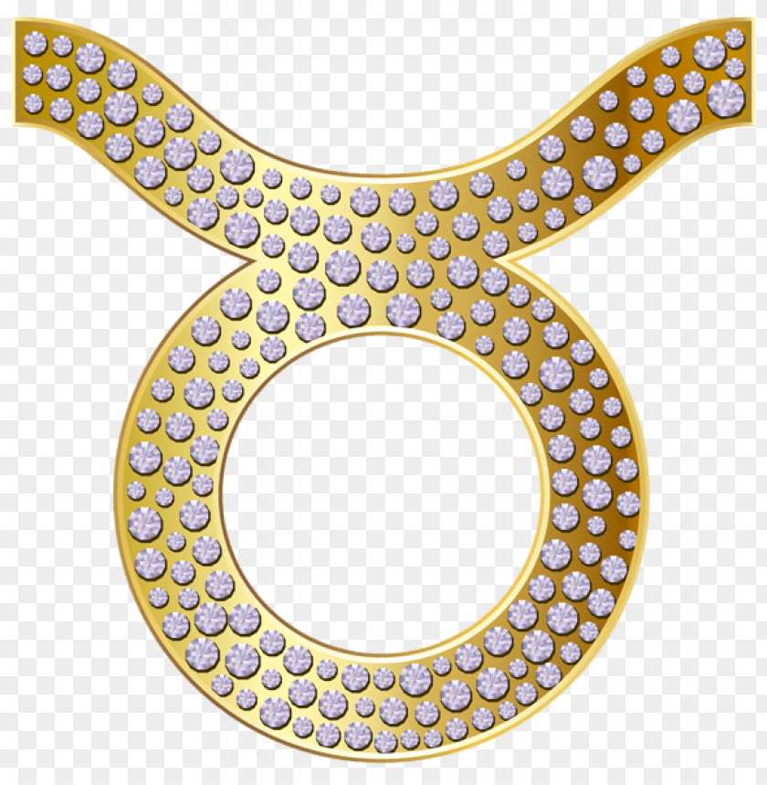 taurus zodiac sign gold clipart png photo - 53420