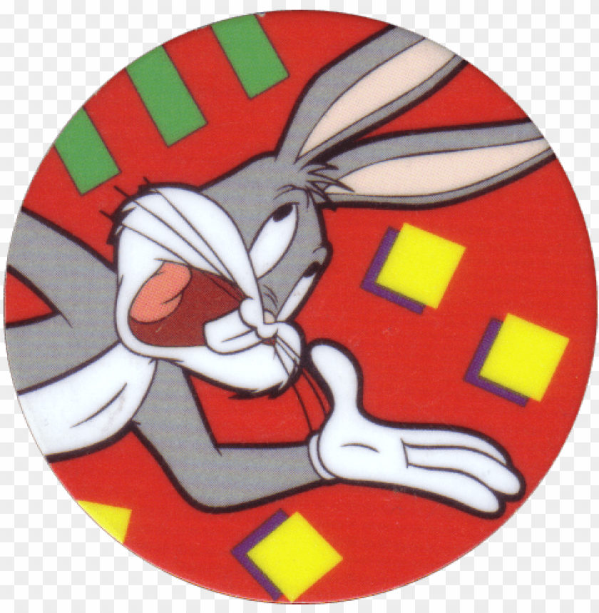 tazos > series 1 > 041 060 looney tunes 41 bugs bunny - tazos looney tunes PNG image with transparent background@toppng.com