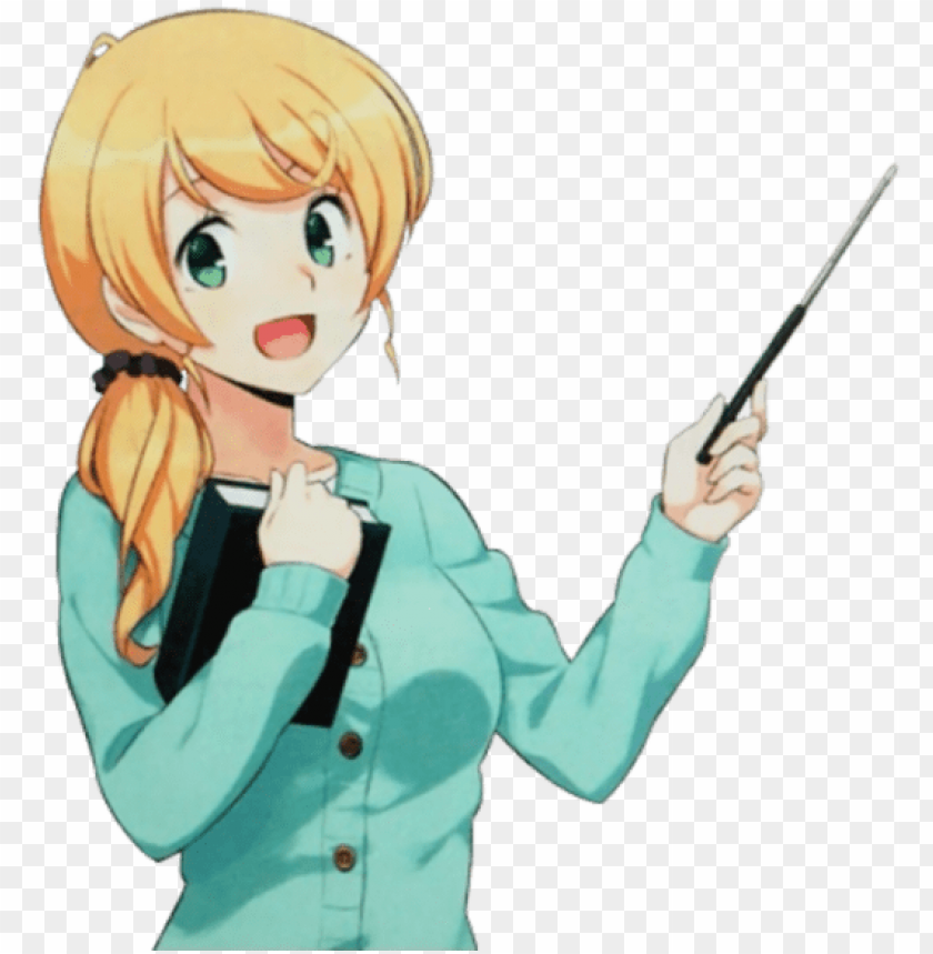 Teacher Anime PNG Transparent Background