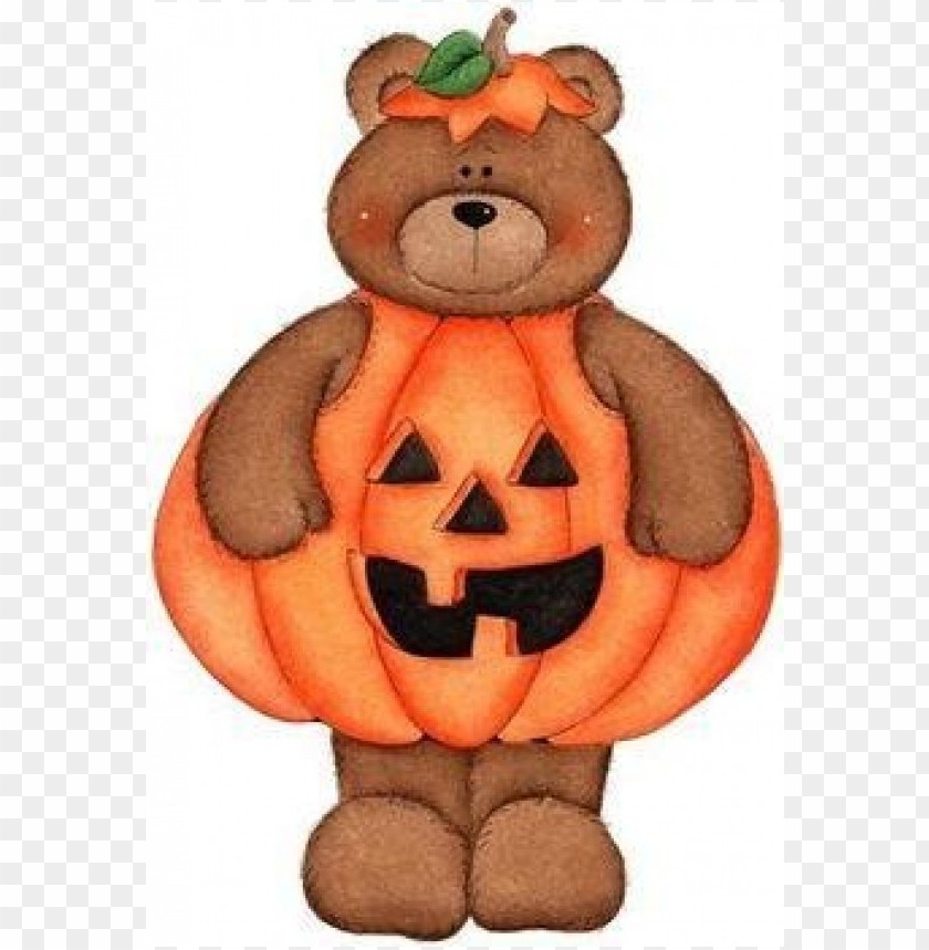 teddy, bear, halloween, , on, , scarecrows
