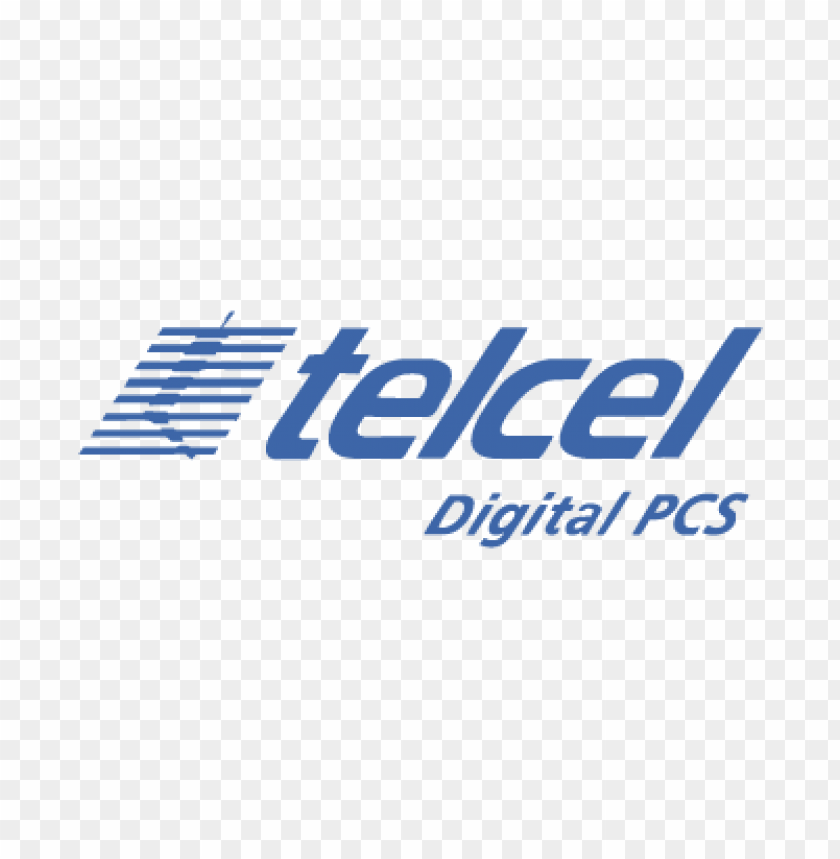  telcel digital pcs vector logo free - 463568