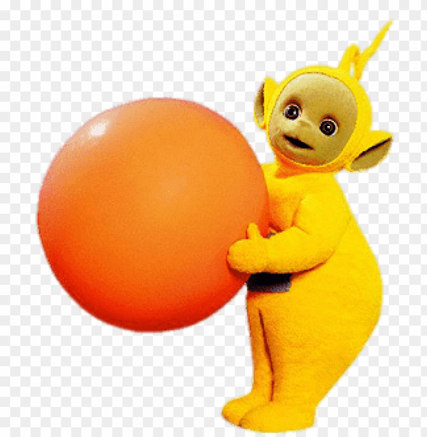 at the movies, cartoons, teletubbies, teletubbies lala with orange ball, 