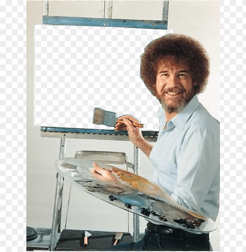 Tem bobross Bob Ross Painting Blank PNG Transparent With Clear