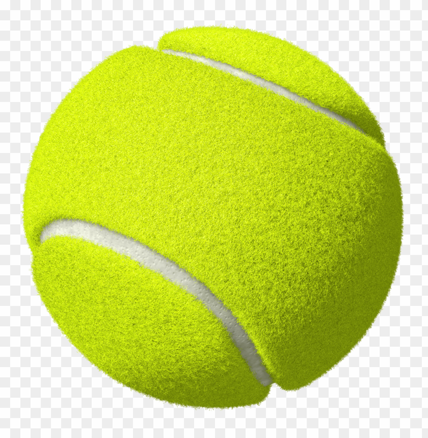 PNG image of tennis ball with a clear background - Image ID 17848