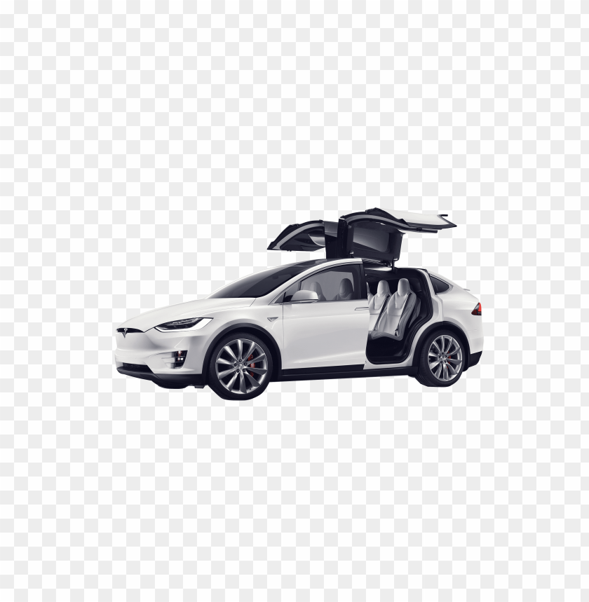 Transparent PNG Image Of Tesla Model X - Image ID 68183