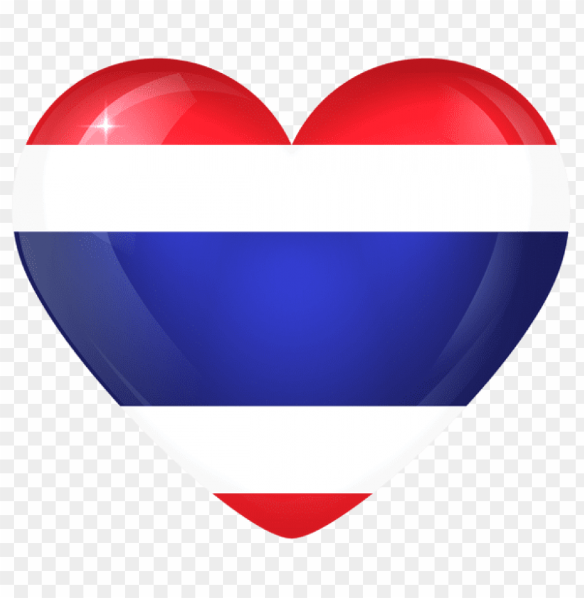 Download thailand large heart flag clipart png photo  @toppng.com