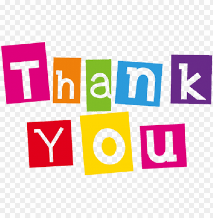 Thank You Colours Png Image With Transparent Background Toppng