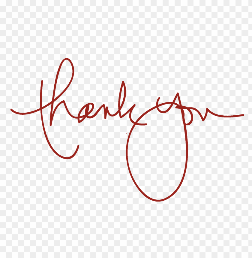 Thank You Handwritten Png Image With Transparent Background Toppng