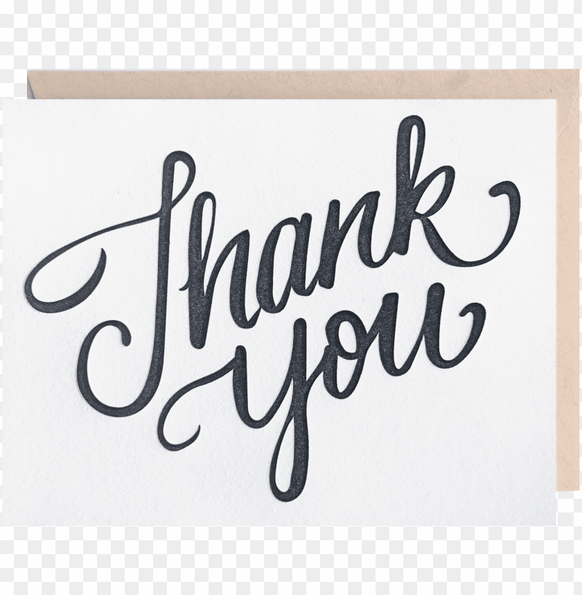 Thank You Script Greeting Card - Thank You Script Transparent PNG Transparent With Clear Background ID 217988