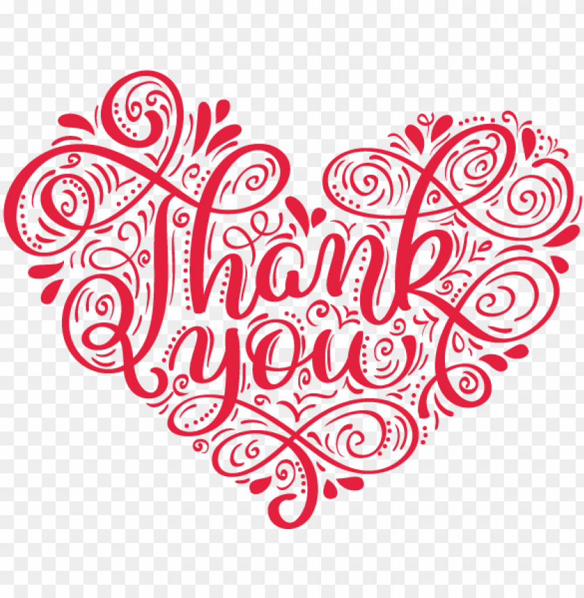 Thankyou Heart Thank You In A Heart Png Image With Transparent Background Toppng