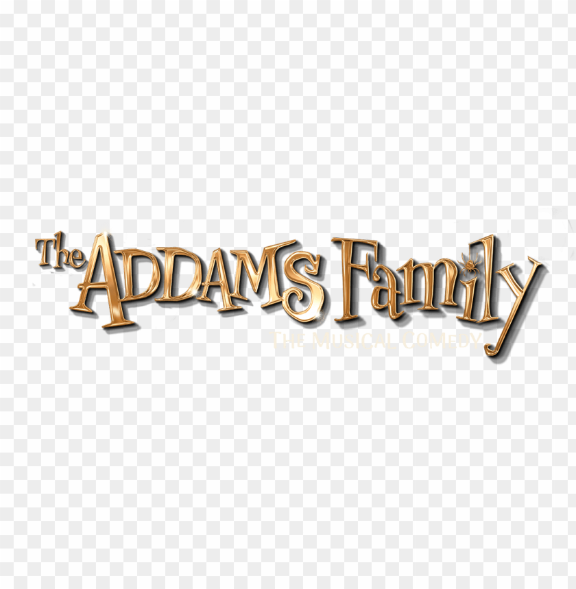 miscellaneous, shows, the addams family the musical comedy logo, 