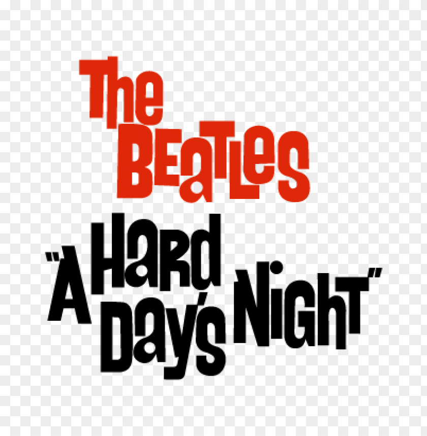  the beatles a hard days night vector logo - 463612