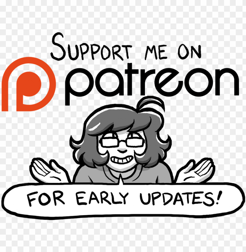 the best places to stalk me currently are my tumblr become my patron on patreo PNG transparent with Clear Background ID 439197