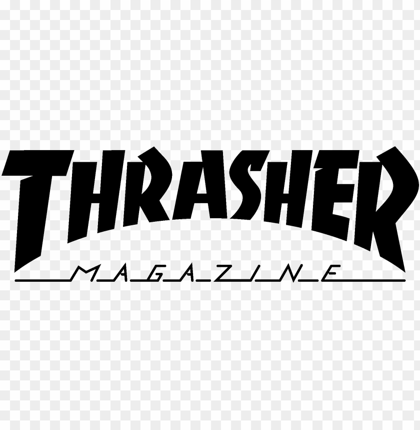 the current state of skateboarding content - thrasher magazine logo PNG image with transparent background@toppng.com