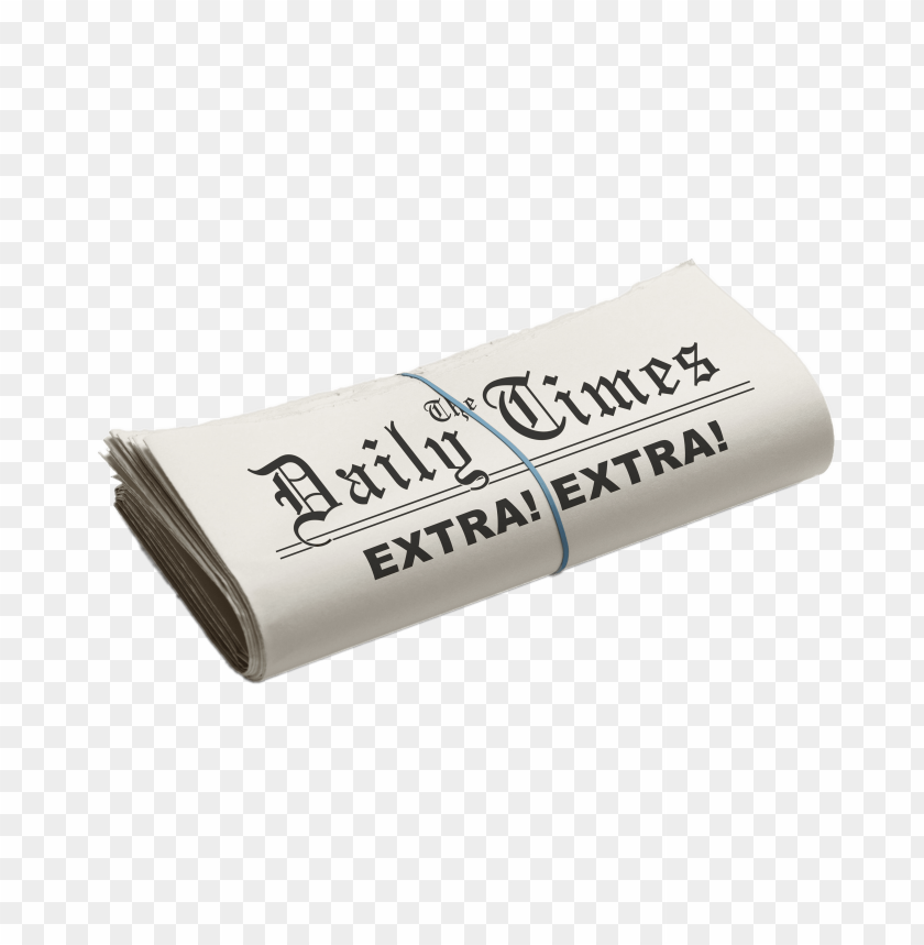 the daily times folded newspaper PNG transparent with Clear Background ID 118643