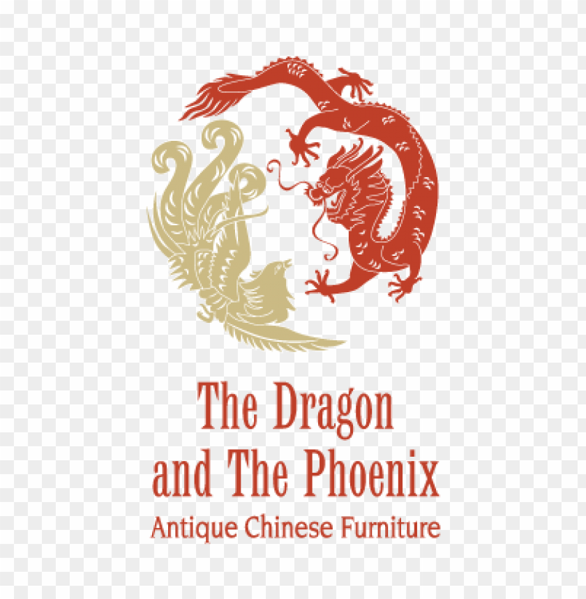  the dragon and the phoenix vector logo free - 463584