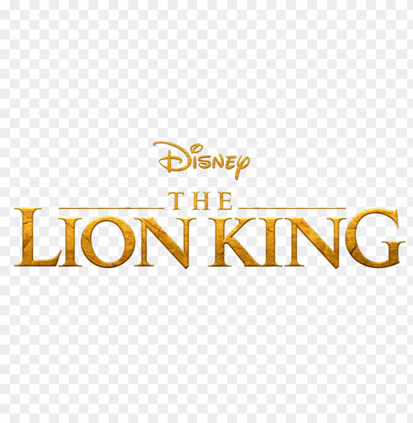 the lion king 2019 logo png PNG transparent with Clear Background ID 322641