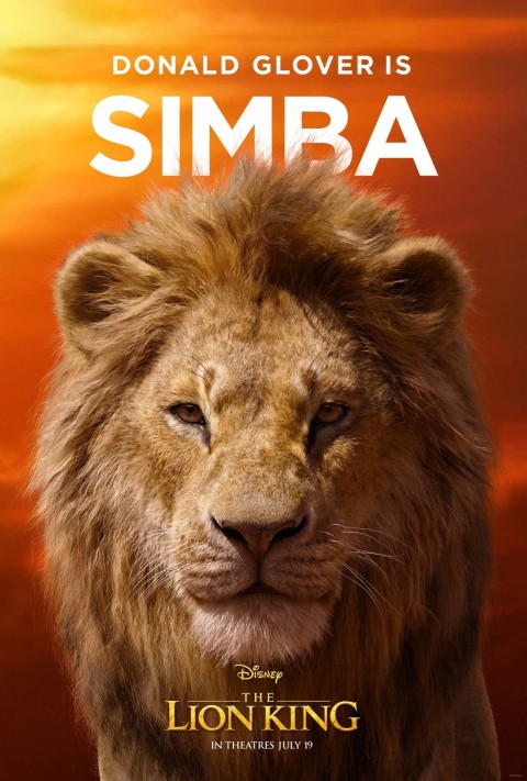 the lion king 2019 poster with simba background best stock photos - Image ID 322844