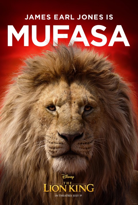 the lion king 2019 poster with mufasa background best stock photos - Image ID 322849