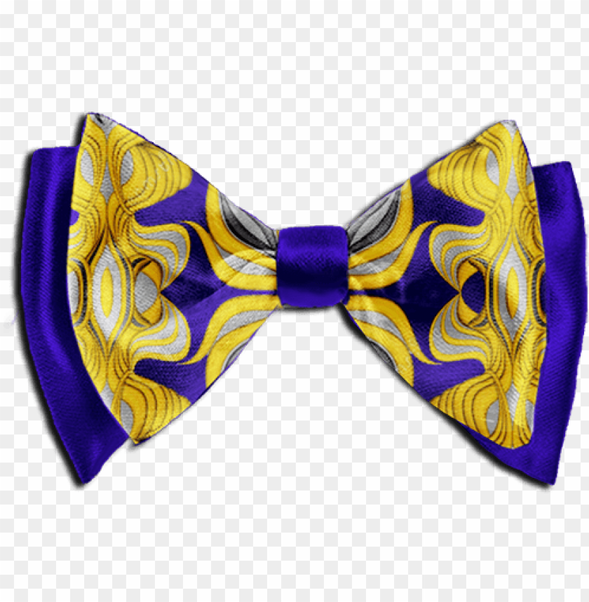 The Louis Customized For Client Bowties By Joe Avery - Royal Blue And Gold Bow Tie PNG Transparent With Clear Background ID 217317
