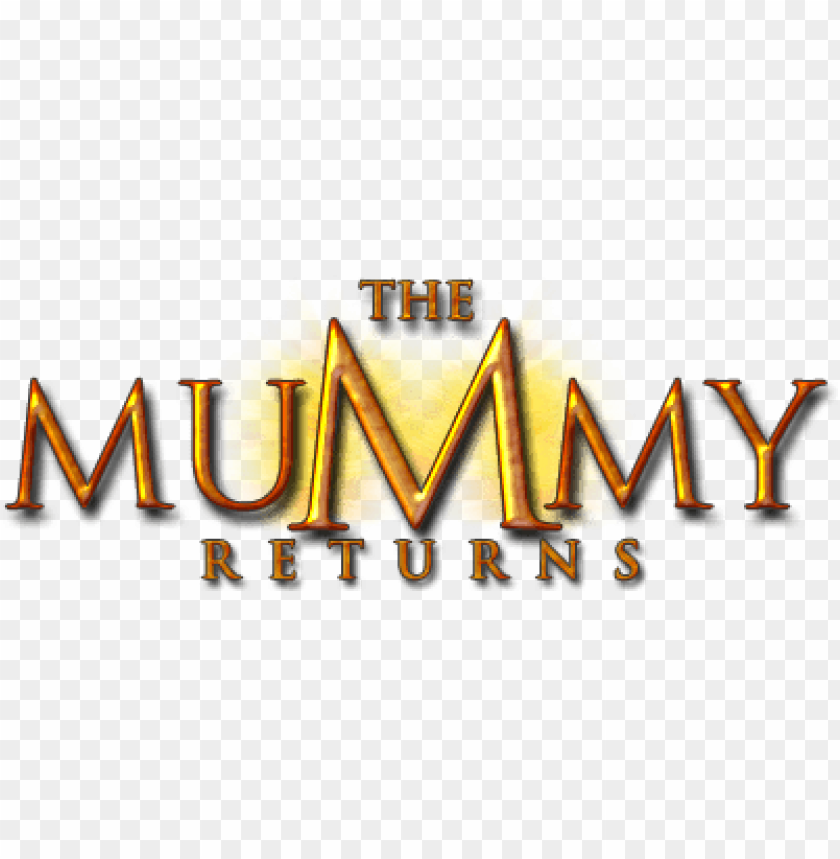 Transparent background PNG image of the mummy returns logo - Image ID 69991