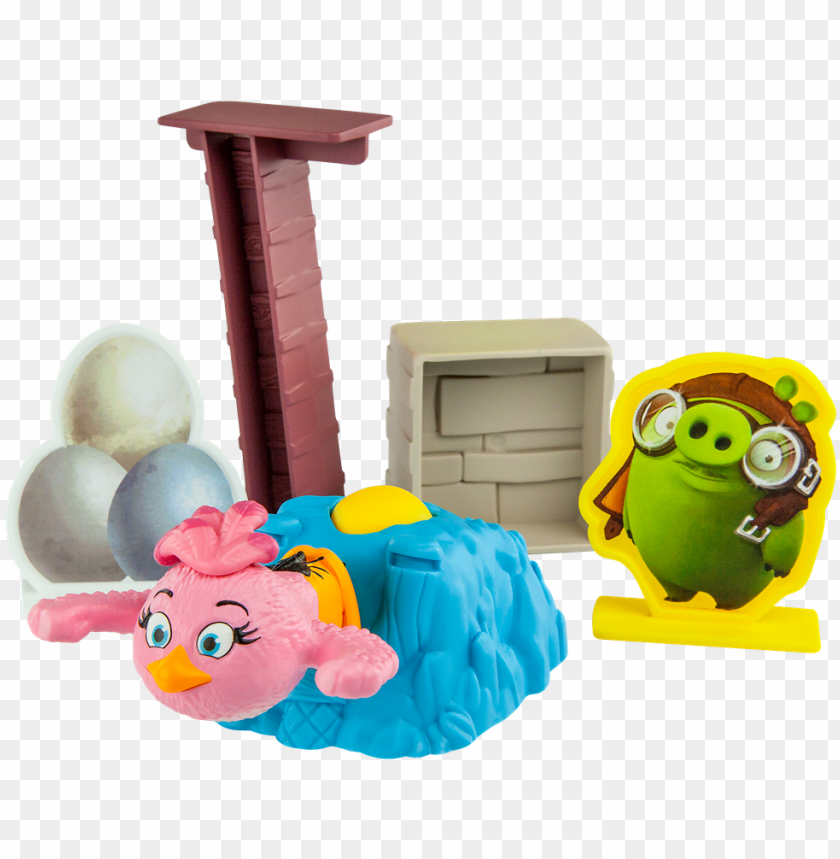 free PNG the newest happy meal toy collection features playful - angry birds mcdonald's happy meal toys PNG image with transparent background PNG images transparent
