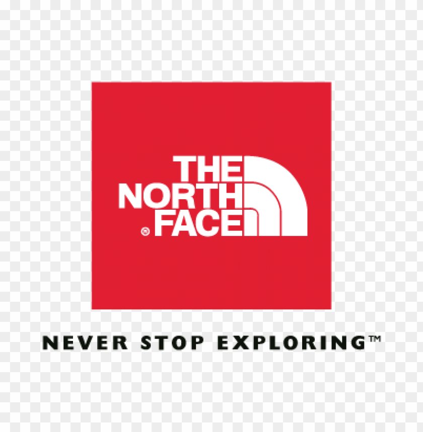  the north face red vector logo free download - 463449