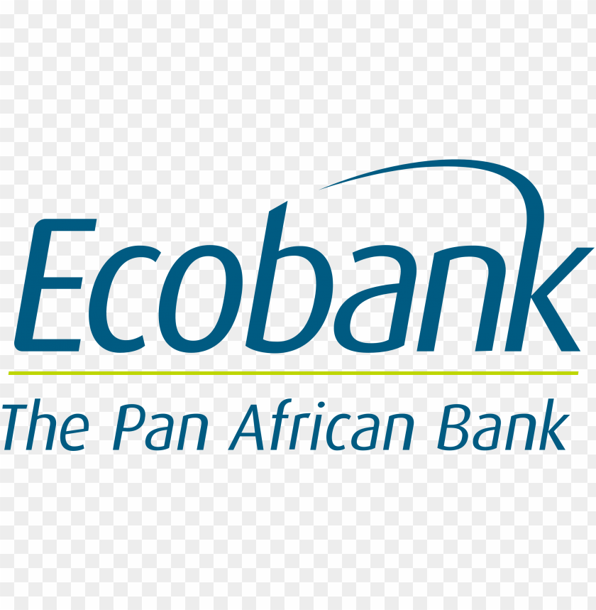 the pan african bank - ecobank logo Transparent Background