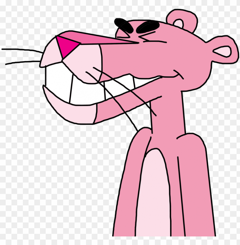 the pink panther laughing by marcospower1996 pink panther smili PNG transparent with Clear Background ID 280383