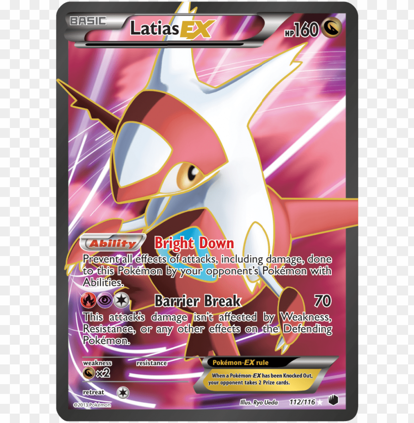 The Press Release For These Two Exciting Deoxys Related Pokemon Cards Latias Ex PNG Image With Transparent Background