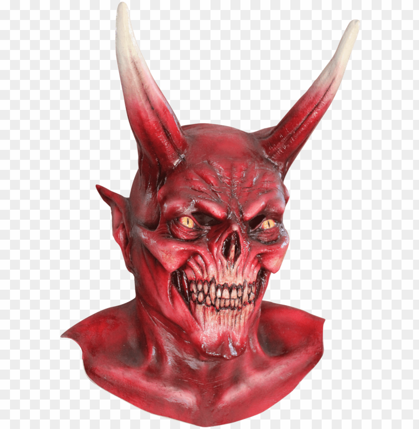 free PNG the red devil mask - red devil halloween mask PNG image with transparent background PNG images transparent