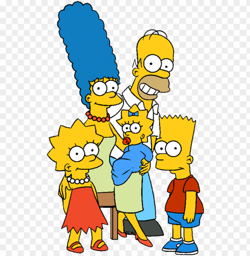 the simpsons clip art simpson - simpsons clipart PNG image with trans...