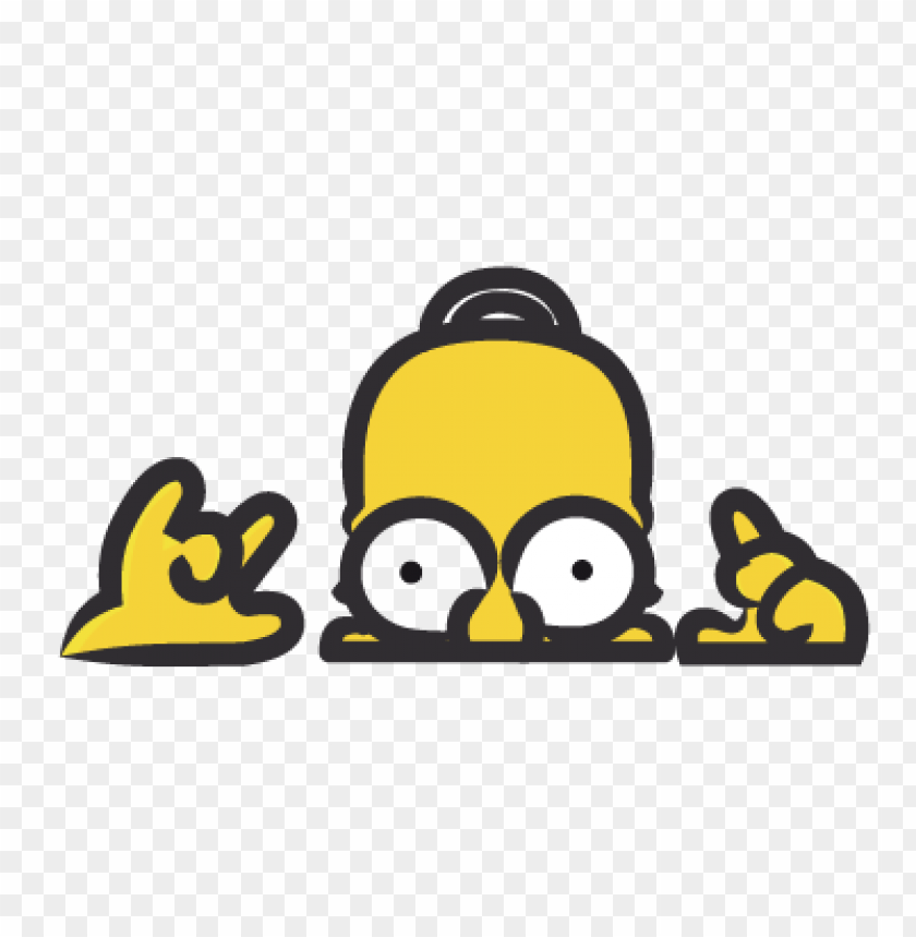  the simpsons vector logo download free - 469154
