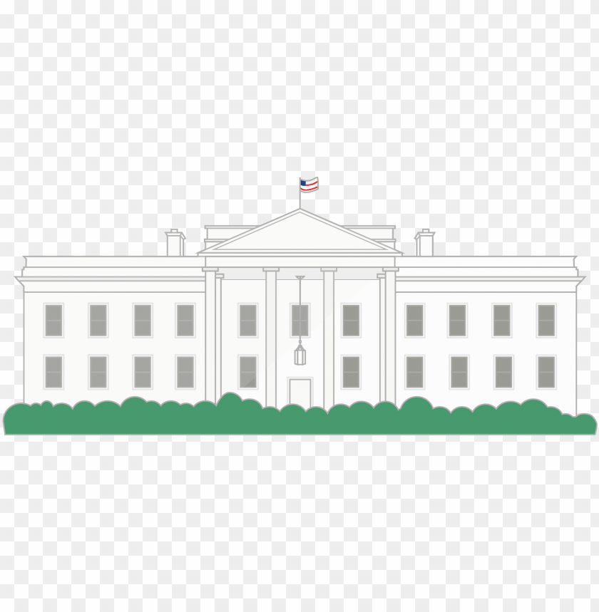 The White House Png Svg Free - White House Trump Wall PNG Image With Transparent Background