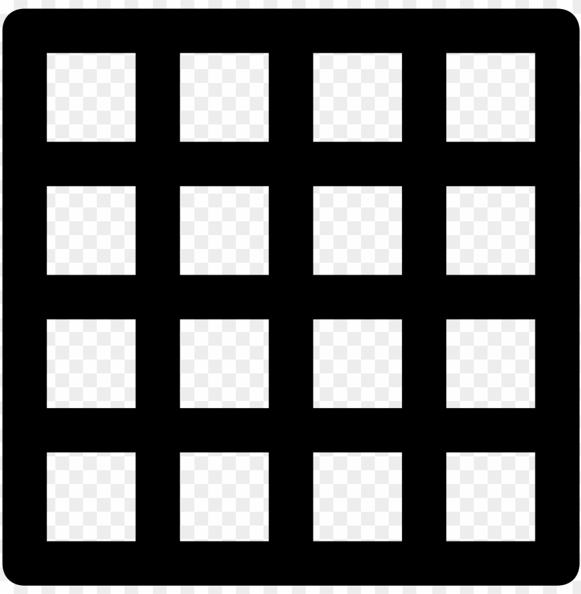 there is a square grid icon png - Free PNG Images ID 127202