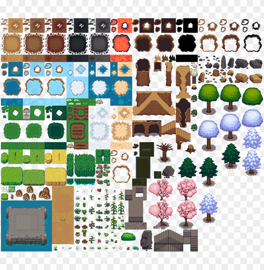 There Was Already A Default Tile Sheet With Most Of Tile Atlas