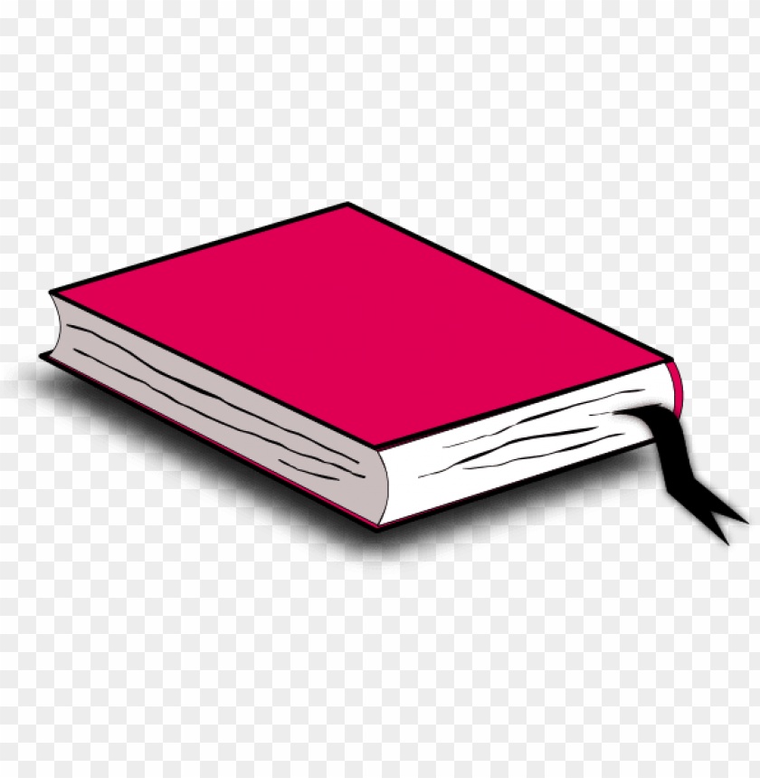 thin book PNG image with transparent background.
