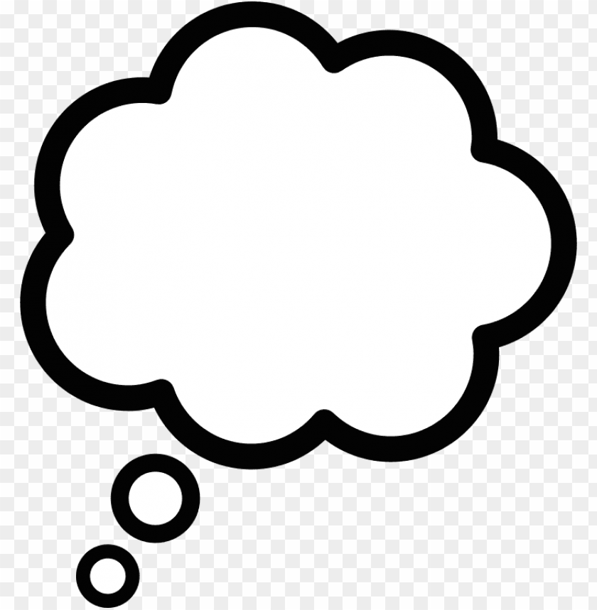 thinking cloud png PNG image with transparent background | TOPpng