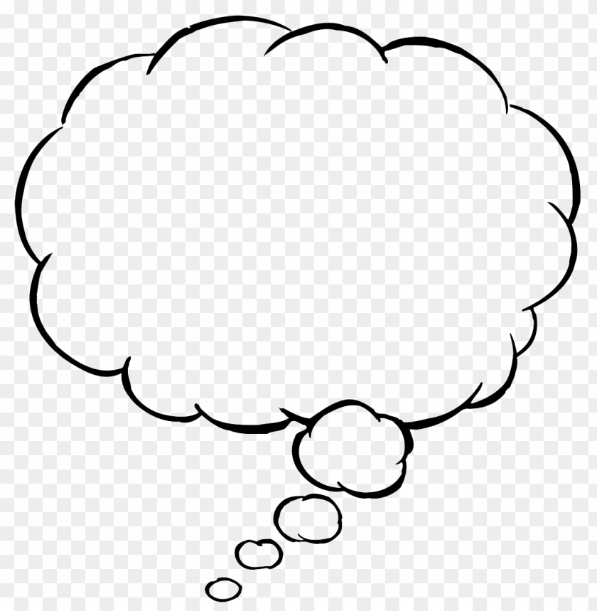 thinking cloud png PNG image with transparent background | TOPpng