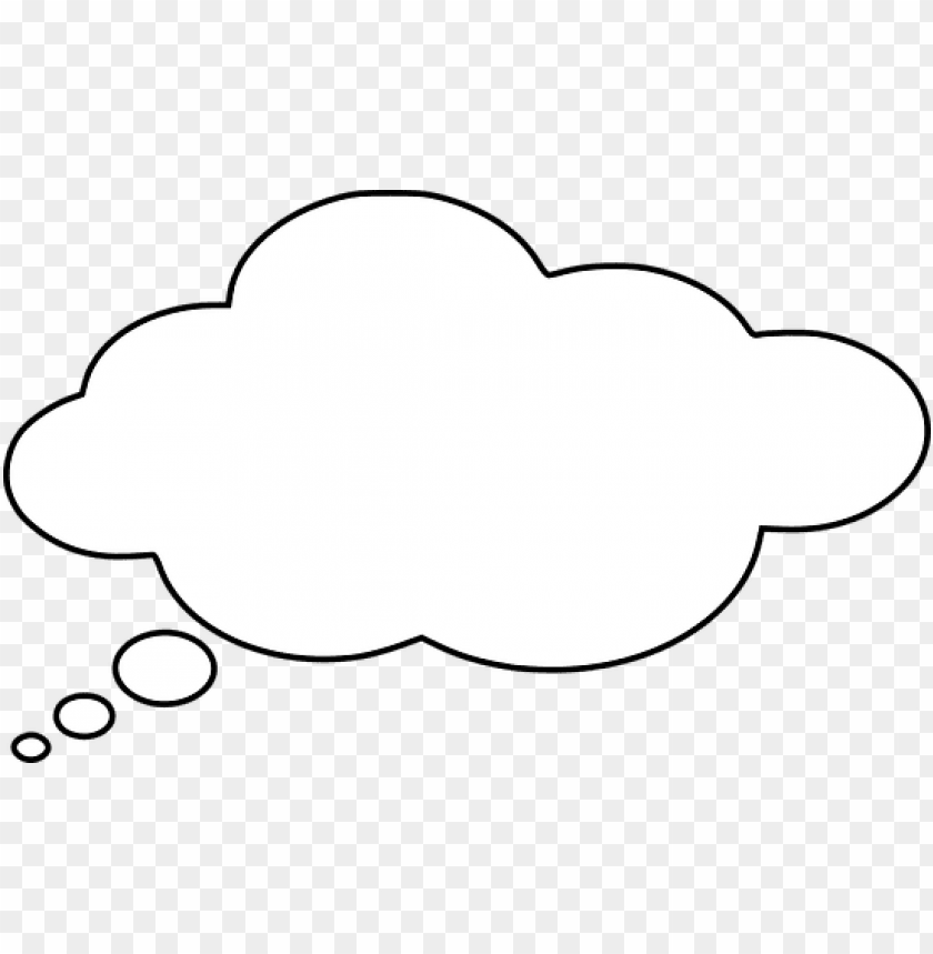 Thinking Cloud Png Png Image With Transparent Background Toppng