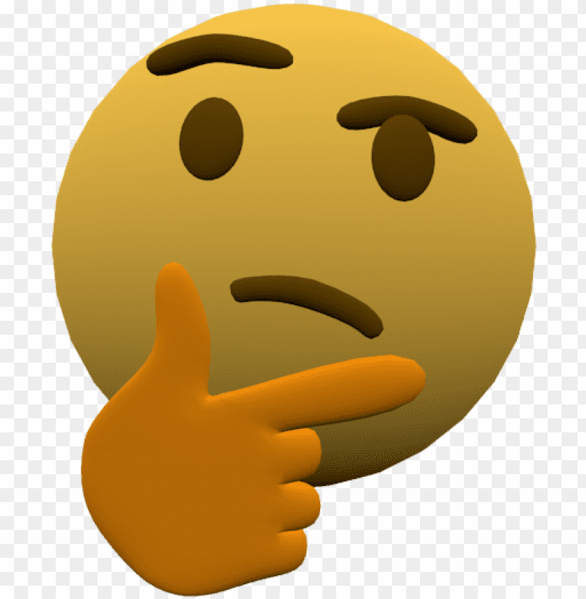 thinking emoji but 3d - 3d thinking emoji gif PNG image with transparent  background | TOPpng