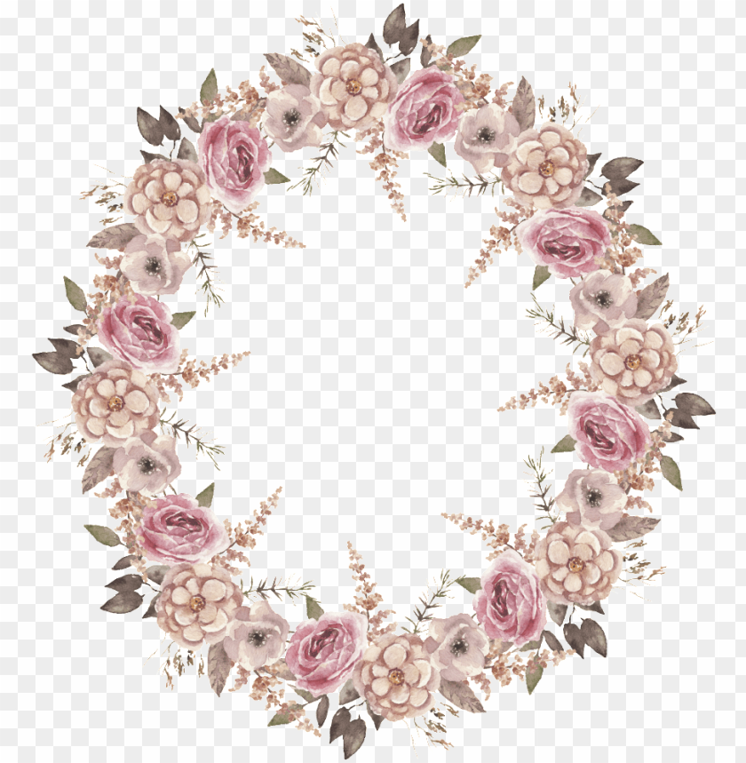 this backgrounds is pink wedding wreath transparent - wreath PNG image with transparent background@toppng.com