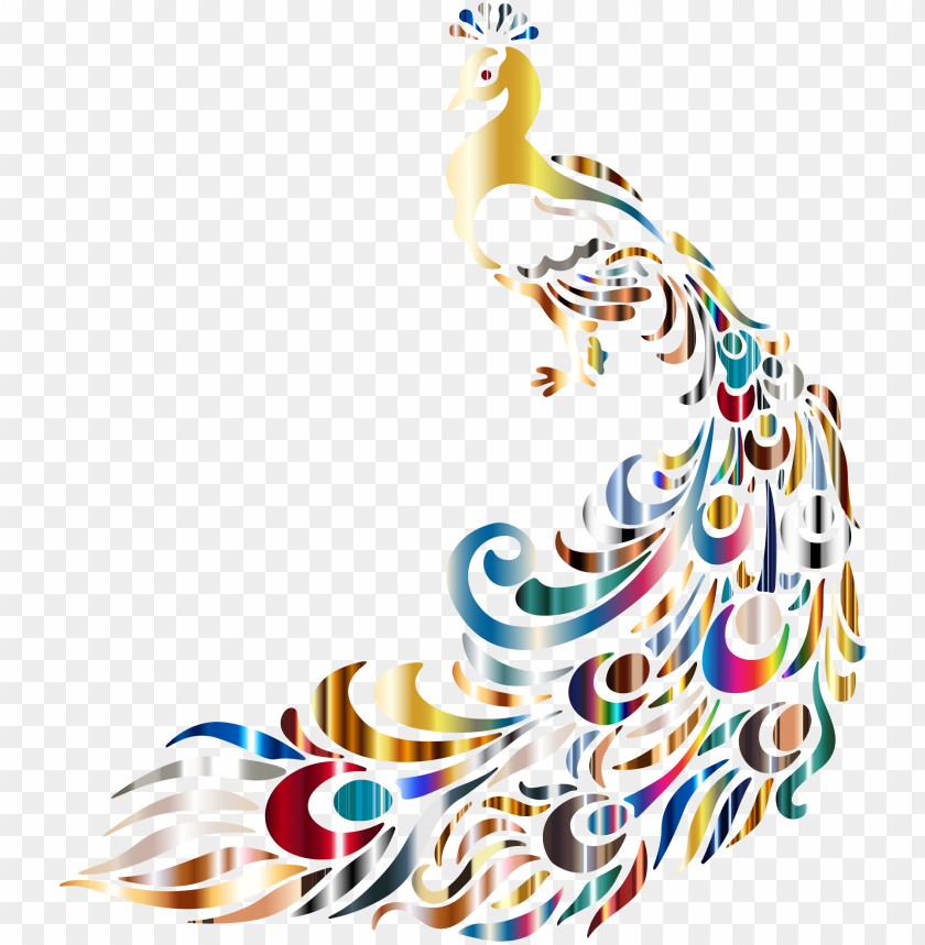 This Free Icons Png Design Of Chromatic Peacock 3 No Png Image With Transparent Background Toppng