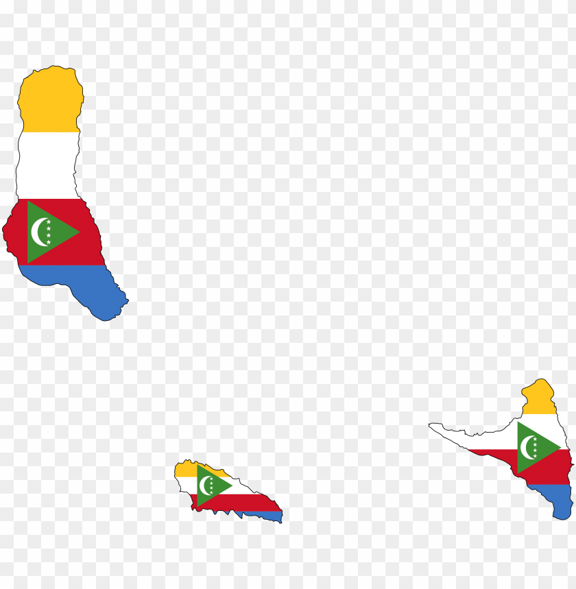 this free icons png design of comoros flag map with PNG transparent with Clear Background ID 402956